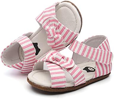 Сандали за бебиња летни чевли на отворено први пешачки девојки за новороденчиња за лето мека надворешна плоча