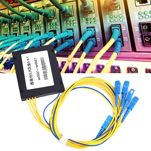Сплитер на влакна PLC, ниско вметнување на загуба на вметнување на интерфејс модул за сплитер стабилен 1310-1550nm за домашни жици