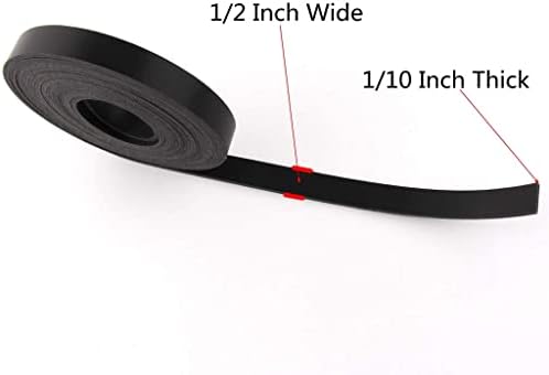 Двострана кожена лента од кожен лента од 1/2 инчи широк и 108 инчи долга црна