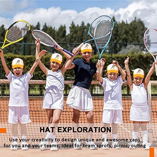 Echolife 9 пакувања за сублимација празнина на бејзбол капа прилагодлива полиестерска мрежа капа камионџии капи за возрасни деца млади