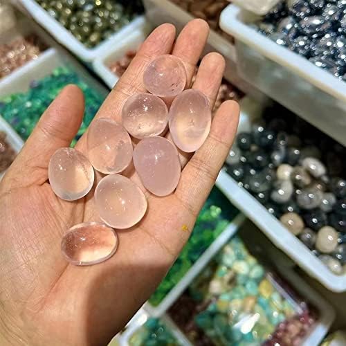 Oreco природна магија природна розова роза кварц кристална камен чакал мониста карпи чипови монистра среќа заздравување на природен камен и минерали