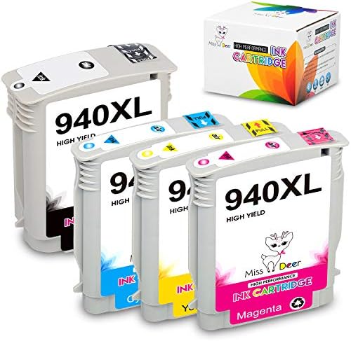 Miss Deer 940XL компатибилни касети со мастило Комбо пакет замена за HP 940 XL работа за HP OfficeJet Pro 8500A 8000 8500 машина A910A A809A