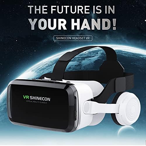 4NQ Vr Слушалки ЗА И Андроид Телефони 3D Очила ЗА Виртуелна Реалност СО Очила За Безжични Слушалки За Imax Филмови И Игри Духовитост