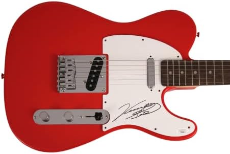 Винс Гил потпиша автограм со целосна големина Fender RCR Telecaster Electric Guitar W/ James Spence JSA Автентикација - Суперerstвезда во земјата,