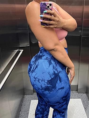 Сенбан Скрин задникот за лифт за лифтови за жени со високи половини Непрекинато јога панталони