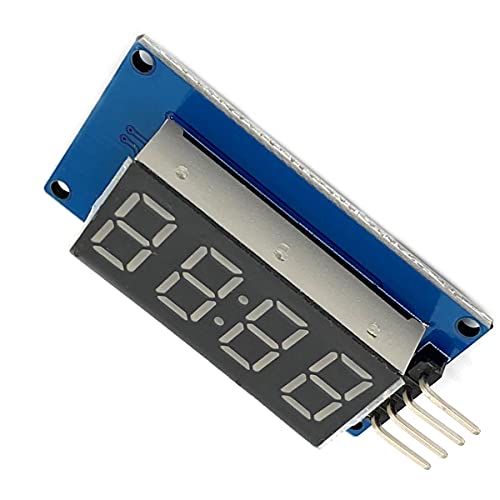 Kiro & Seeu 2PCS TM1637 4 битови Дигитален цевка LED дисплеј модул со часовници TM1637 Relay Board компатибилен со Ar-Duino UNO R3