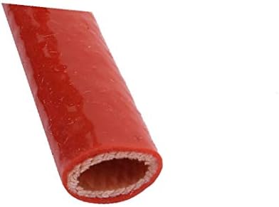 Силиконски гума со фиберглас со фиберглас силиконски гума задебелен ретард ракав 6mmx1m Rohs Red (Goma de Silicona de Fibra de Vidrio Engrosada