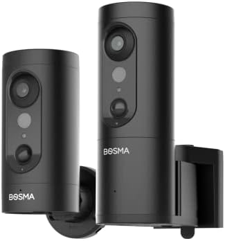 Bosma Ex & Ex Pro Wired Beavery Security Camera, пакет за безбедност на отворено, ноќно гледање во боја, движење и откривање на лица, зони за