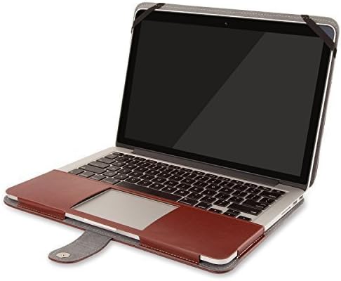 MOSISO Компатибилен Со Macbook Pro Retina 13 Инчен Случај A1502 A1425 2015-2012 Ослободување, Pu Кожа Портфолио Заштитен Држач