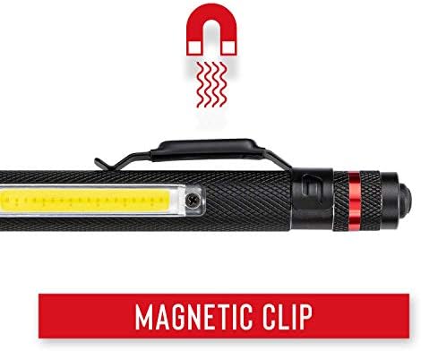 Coast® G23 120 Lumen Alkaline Dual Power Magnetic LED Penlight со C.O.B. Областа светло