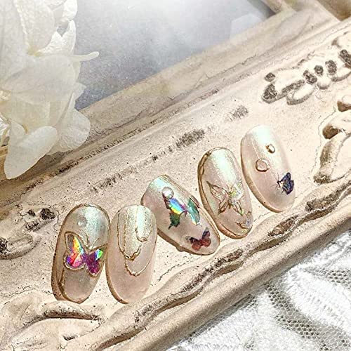 Houchu маникир на налепница ласерски нокти уметнички декорации DIY налепници за нокти за нокти убавина водоотпорен нокти уметнички накит