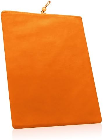 Кутија за боксерски бран компатибилен со чипси PPC-A8-80-R-кадифена торбичка, мека велурна ткаенина торба ракав со влечење-Задебелен портокал