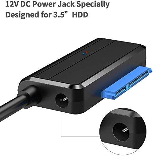 USB До SATA Адаптер, USB до 2.5/3.5 HDD SSD Кабел Хард Диск Читач Надворешен USB 3.0 Приклучна Станица Комплет Caddy, HDD До SSD Sata Адаптер