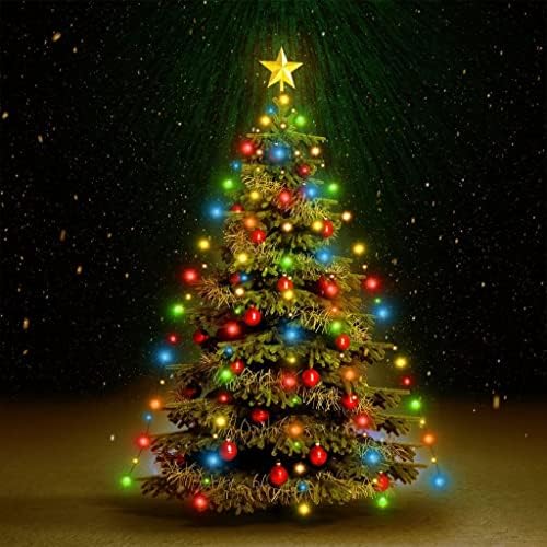 Видаксл елка нето светла со 210 LED диоди дома Градина затворен одмор на отворено Божиќно сезонско светло за декорација на ланец за декорација