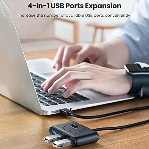 WPYYI USB Центар 4 - ПОРТ USB 3.0 СО Голема Брзина USB Сплитер ЗА ХАРД Дискови USB Флеш Диск Глувчето Тастатура Прошири АДАПТЕР USB