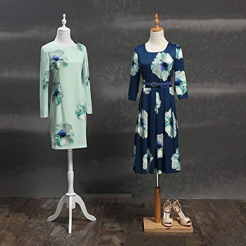 HWF Femaleенски за шиење кројачи манекен со цветна форма на чипка, форма на фустани за презентации за продажба на облека, лесен за склопување