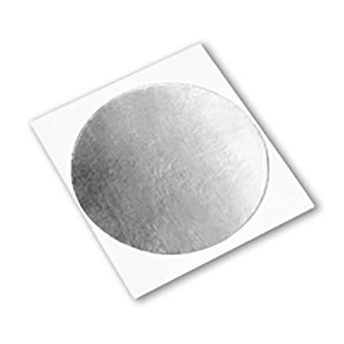 3М 427 Круг-0.375 -2000 сјајни сребрени алуминиум/акрилна леплива лента лагрирана лента за алуминиумска фолија-65-300 степени F Температура
