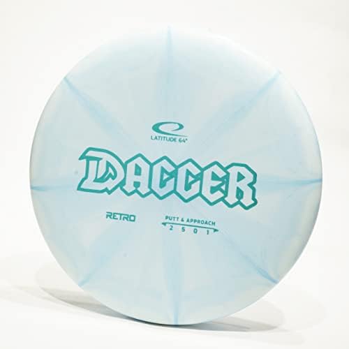 Latitude 64 Dagger Putter Golf Disc, Изберете боја/тежина [Печат и точна боја може да варираат]