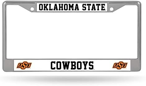Rico Industries NCAA Oklahoma State Cowboys Recards Frame Frame Chrome алтернативен дизајн, тимски бои, една големина
