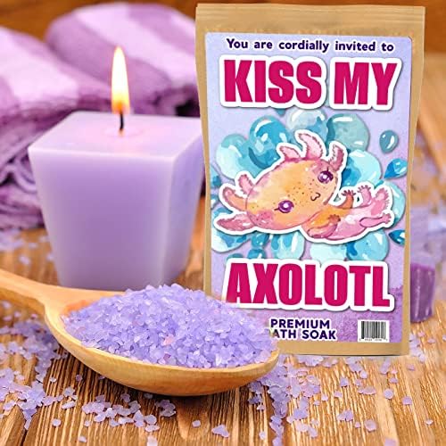 Бакнеж Мојот Аксолотл Бања Впие-Смешни Замолчени Подарок За Љубителите На Аксолотл - Порибување Кутии За Тинејџерски Девојки-Лаванда