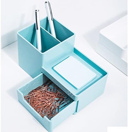 Mulлкм Мултифункционален Држач За Пластично Пенкало Кутија за Складирање на Работна Површина организатор на канцелариски материјал со додатоци
