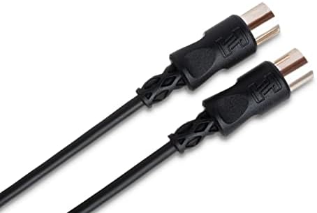Hosa Mid-310BK 5-пински Дин до 5-пински DIN MIDI кабел, 10 стапки