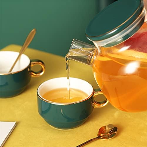 Кула за кафе од ореви постави европски керамички чаши постави англиски попладневен чај чај сет цвет чајник