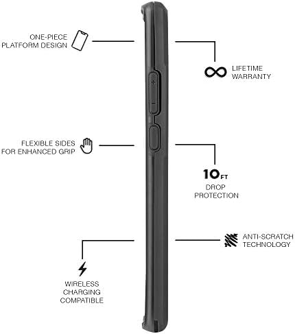 Пеликан-Случај За Samsung Galaxy Note 20 Ултра 5G-Полимер Со Удар, СЕРИЈА ВОЈАЏЕР w/ Micropel-6.9-Јасно/Сиво