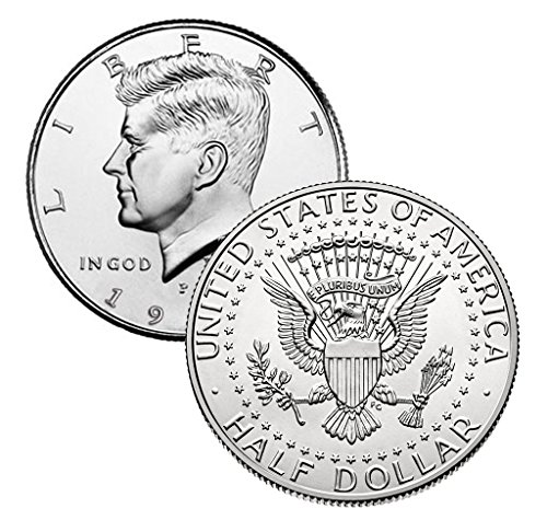 1982 П, Д Кенеди Половина Долар 2 Монета Во Собата Нециркулирани