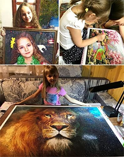 КОМПЛЕТ За Сликање Дијаманти DIY 5D За Возрасни/Деца/Почетници Целосна Вежба Дијамантска Уметност Со Големи Димензии Сликарство