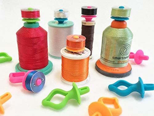 Welliestr 100 парчиња шиење на вретено за шиење на конец за силиконски нишки клипови бобин држачи клипови за клипови алатка за прицврстувачи
