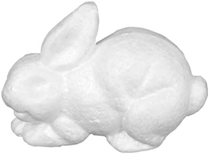 Nuobesty Kids Toys Polystyrene моделирање пена зајак велигденски зајак DIY полистирен пена зајаче занаети Божиќни украси