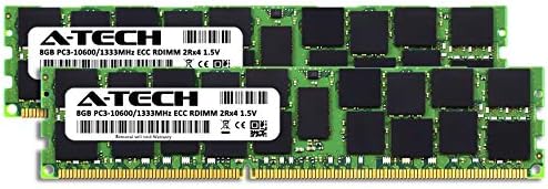 A-Tech 48GB DDR3 1333 MHz PC3-10600R ECC RDIMM 2RX4 1.5V ECC Регистриран DIMM 240-PIN Server & Workstation RAM меморија за надградба