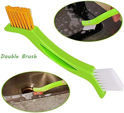 8 пакувања четка за чистење на инјекциска чистач, рачни алатки за чистење на јазот на жлебови за чистење на плочки за чистење на четки