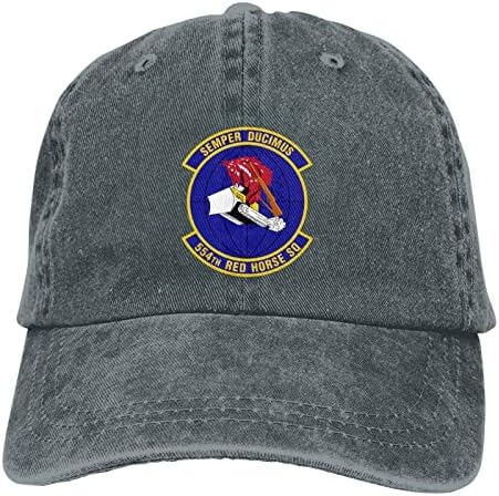 Воздухопловни сили УСАФ Црвен коњ Бејзбол капа Мажи камионџија капа што може да се мие прилагодлива жена капа на хип-хоп