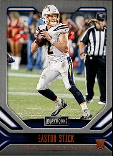 2019 Panini Playbook Orange 122 Easton Stick Los Angeles Chargers RC RC Dookie NFL Football Trading Card