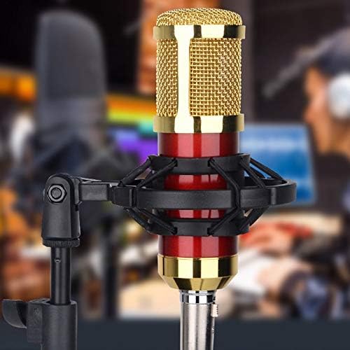 Микрофон LMMDDP, сидро во живо, викајќи микрофон за снимање на млеко за млеко, позлатен микрофон за кондензатор