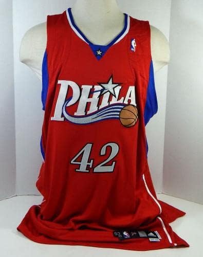 2007-08 Philadelphia 76ers Shavlik Randolph 42 игра издадена Red Jersey 52 897 - НБА игра користена