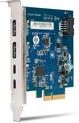 HP 3UU05AA Двојна Порта Додаток Во Картичка-Адаптер За Гром - PCIe-Thunderbolt 3 X 2