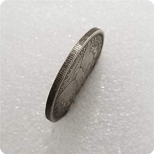 Антички занаети Американски скитници монети 1921 година Бакар Сребрена позлатена Сребрена долари Сребрен круг 1003