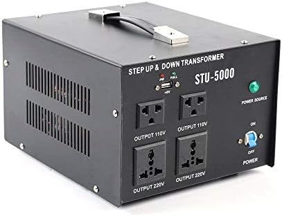 СТУ-5000 5000W Трансформатор на конверторот на напон Чекор нагоре/надолу, Влезен напон 110/220V/200V/210V AC избор, со DC 5V USB порта,