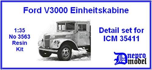 Модел DNEPro - Ford V3000 Einheitskabine DM3563, комплет за модели на скала 1/35