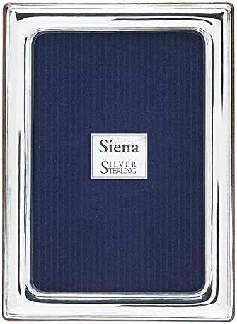 Siena 8x10 Hammered Silver Deco Picture Frame, рамка за фотографии со квалитет на бутик, колекција Сиена