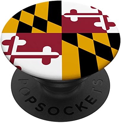 Мериленд знаме Мерилендер Дома PopSockets PopGrip: Заменлива зафат за телефони и таблети