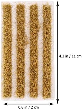 Yarnow 3sets ленти Тафт песок само за железничка пруга: Групи за лепило за лепило минијатурни статички теренски предели на ориз за моделирање