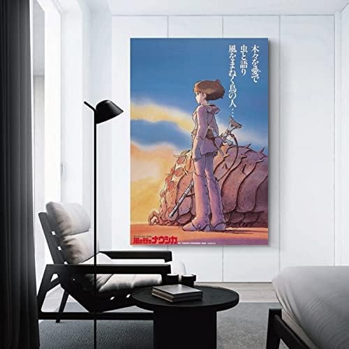 Наузика од долината на ветерната аниме постери естетски постер платно сликање постери и отпечатоци wallидни уметнички слики за дневна