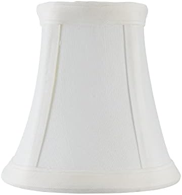 Ефинехом мини ламба клип на сијалица за светилки од канделабра- сенка на ткаенини од барел само за светилки со светилки лустер, wallидна ламба,