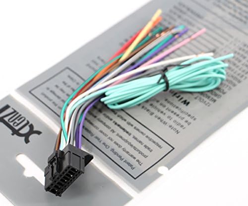 XTENZI 16 PIN CAR RADIO WIRE HARNESS Компатибилен со DVD навигација во ДВД-ДВД во DASH-XT91006-5