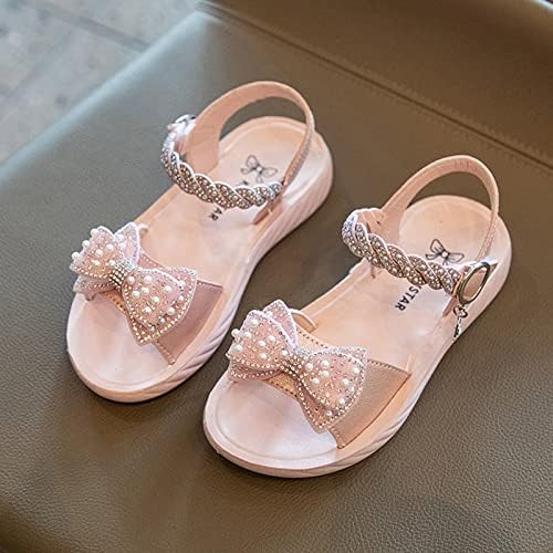 Деца чевли лето со дијаманти сандали мода мали девојчиња меки стапала деца чевли средна големина бебе девојче чевли
