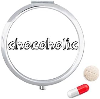 Стилски Збор Чокохолик Пилула Случај Џеб Медицина Кутија За Складирање Контејнер Диспензерот